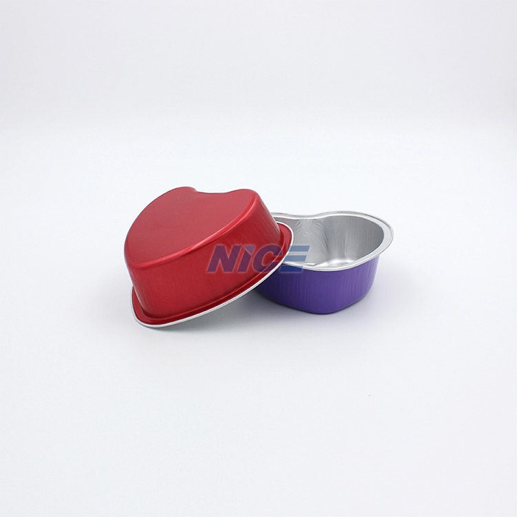 Heart-shaped foil cup N100C 6