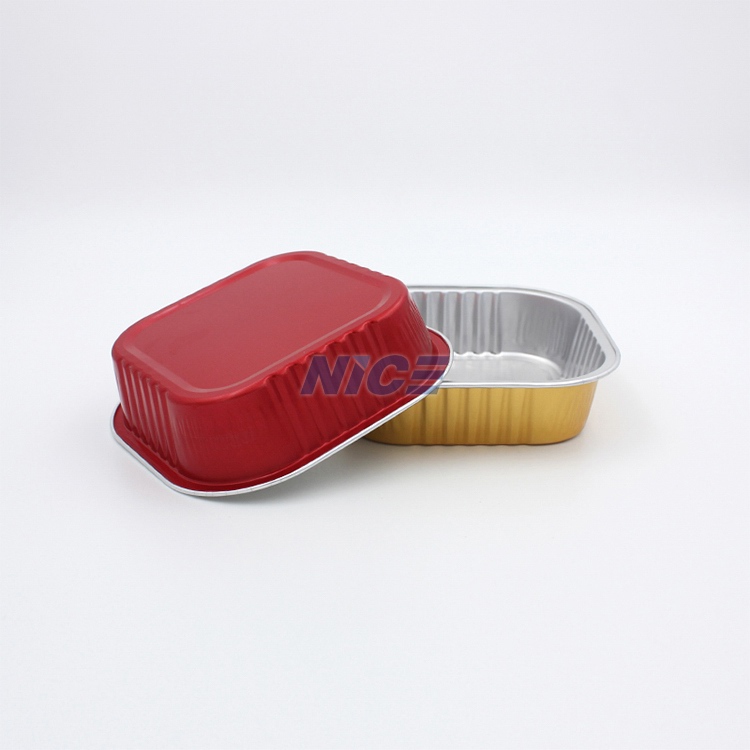 Square aluminum foilcontainer N220A 3