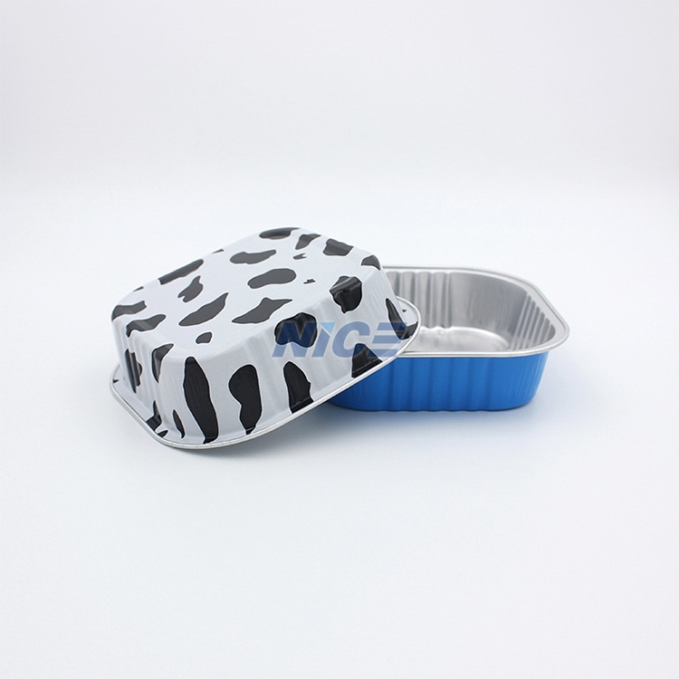 Square aluminum foilcontainer N220A 4