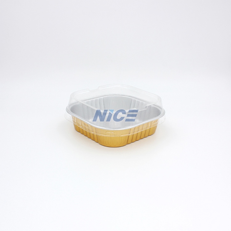 Square aluminum foilcontainer N220A 6
