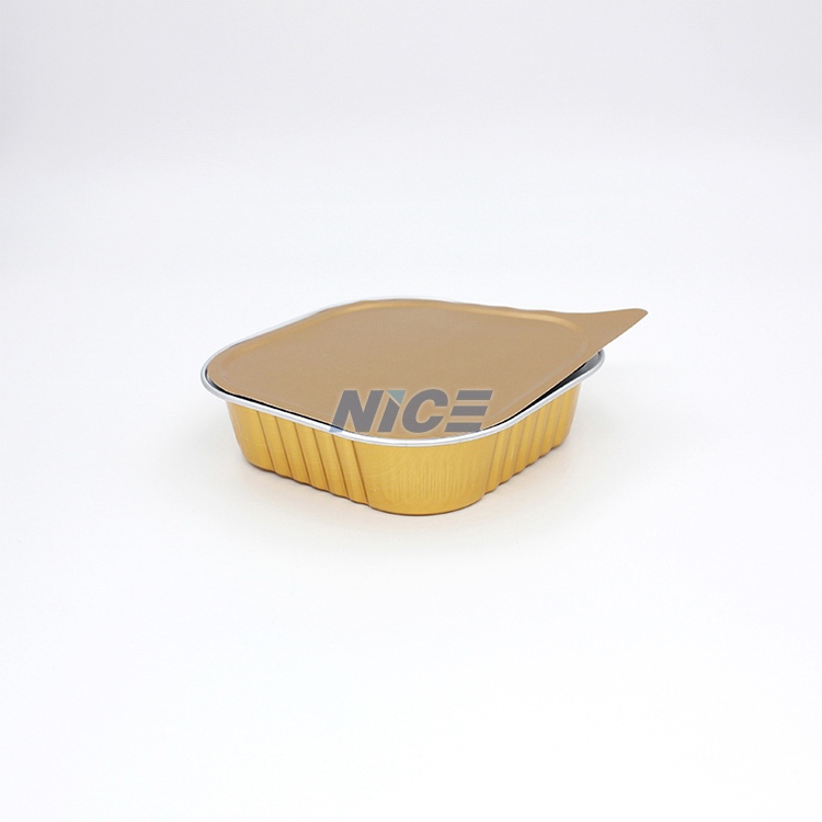 Square aluminum foilcontainer N220A 7