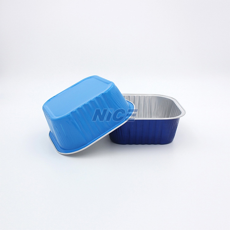 Square foil container N300A 3