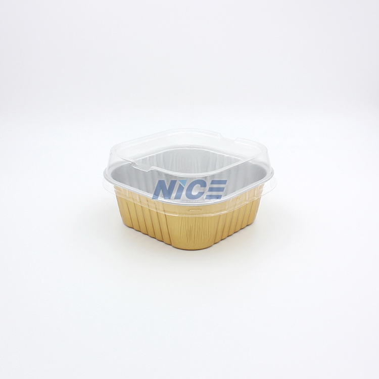 Square foil container N300A 5
