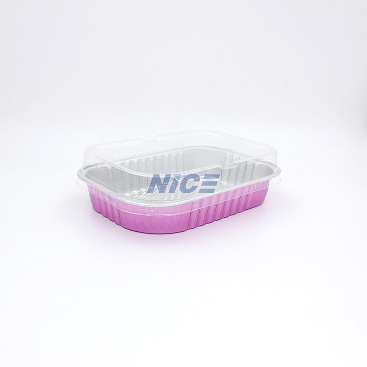 Rectangle foil container N320A 6